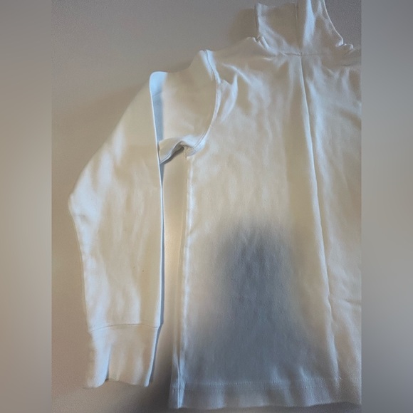 White Cotton Turtleneck by Meister Sport Knits, Long Sleeve, Sz S - Picture 2 of 10